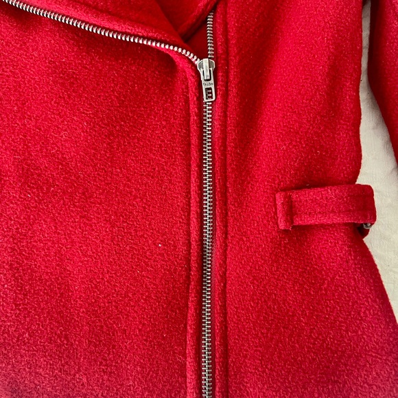 Ralph Lauren Blue Label Red Wool Jacket. Size 2. - Picture 5 of 10